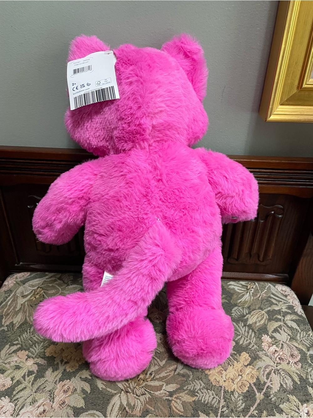 Build-A-Bear Midnight Glow Hot Pink Kitty Cat Plush. NWT. - Picture 6 of 11